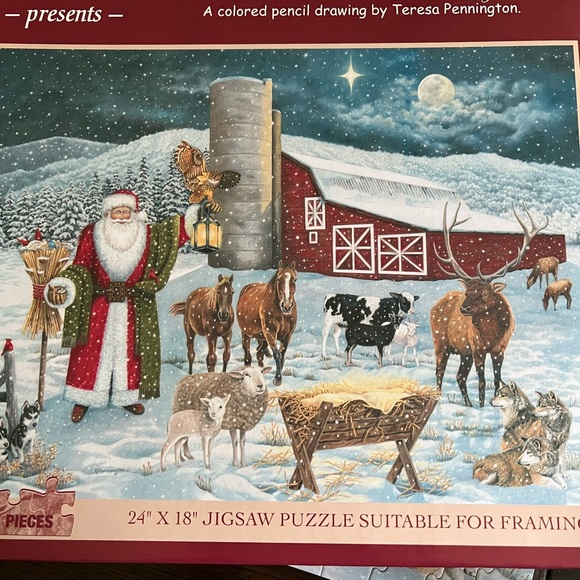 Heritage Puzzle, Inc. Other - A Christmas Gathering 550 puzzle Price dropped!!!